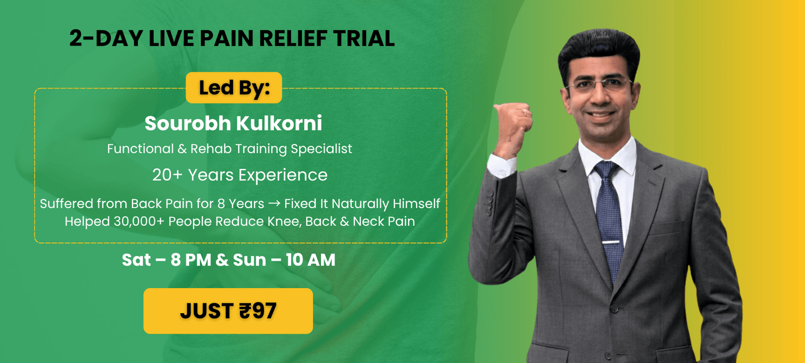 FM4 2-Day Pain Relief Challenge